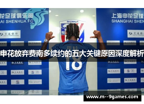 申花放弃费南多续约的五大关键原因深度解析